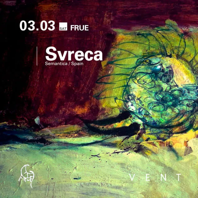 2018年3月3日 メインアクトは Svreca の Frue フライヤー